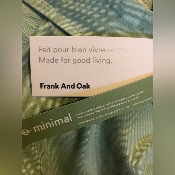 Frank and Oak Jasper Shirt - mint green - Picture 9 of 9